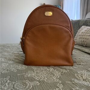 Brown Leather Backpack